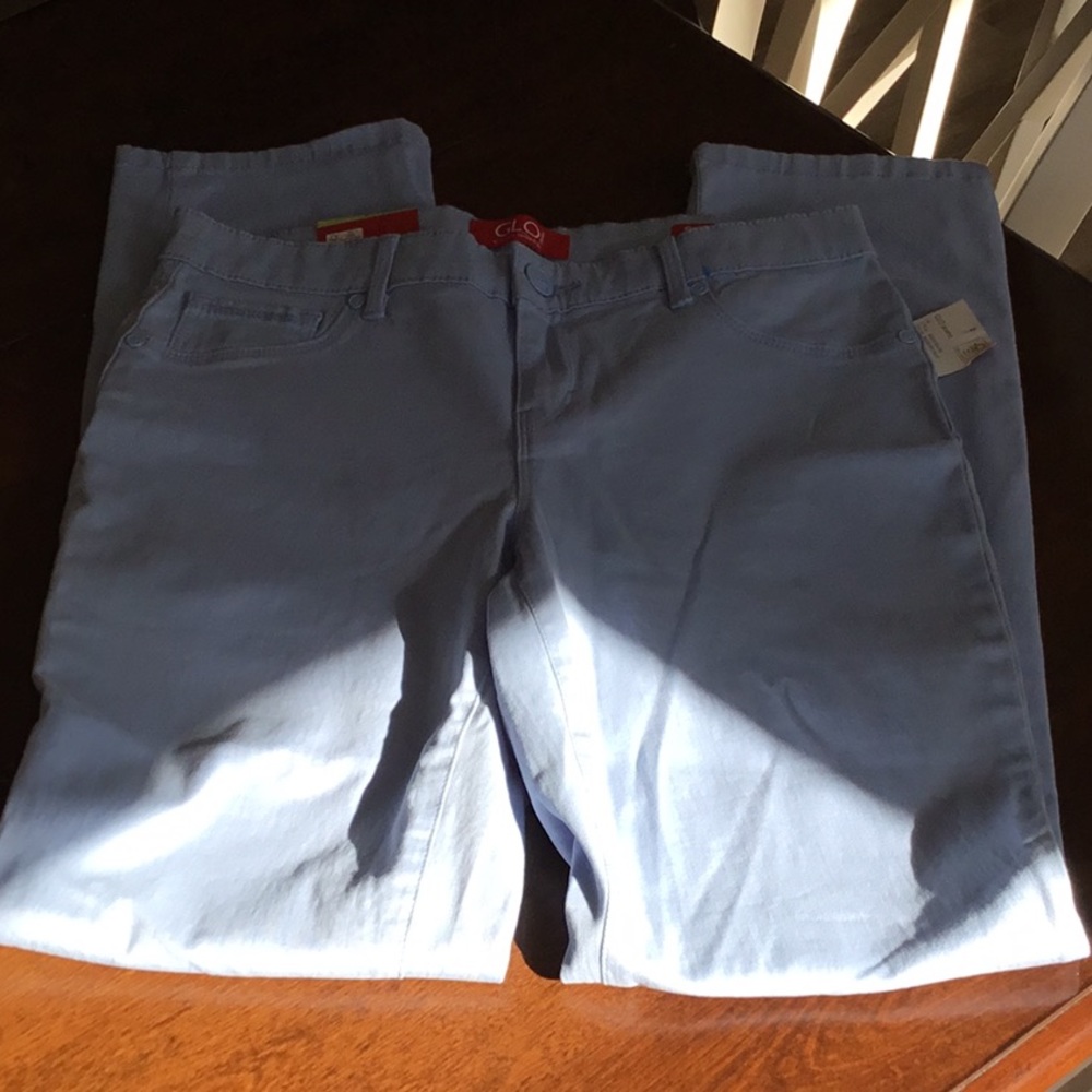 NWT Baby Blue GLO Skinny Jeans